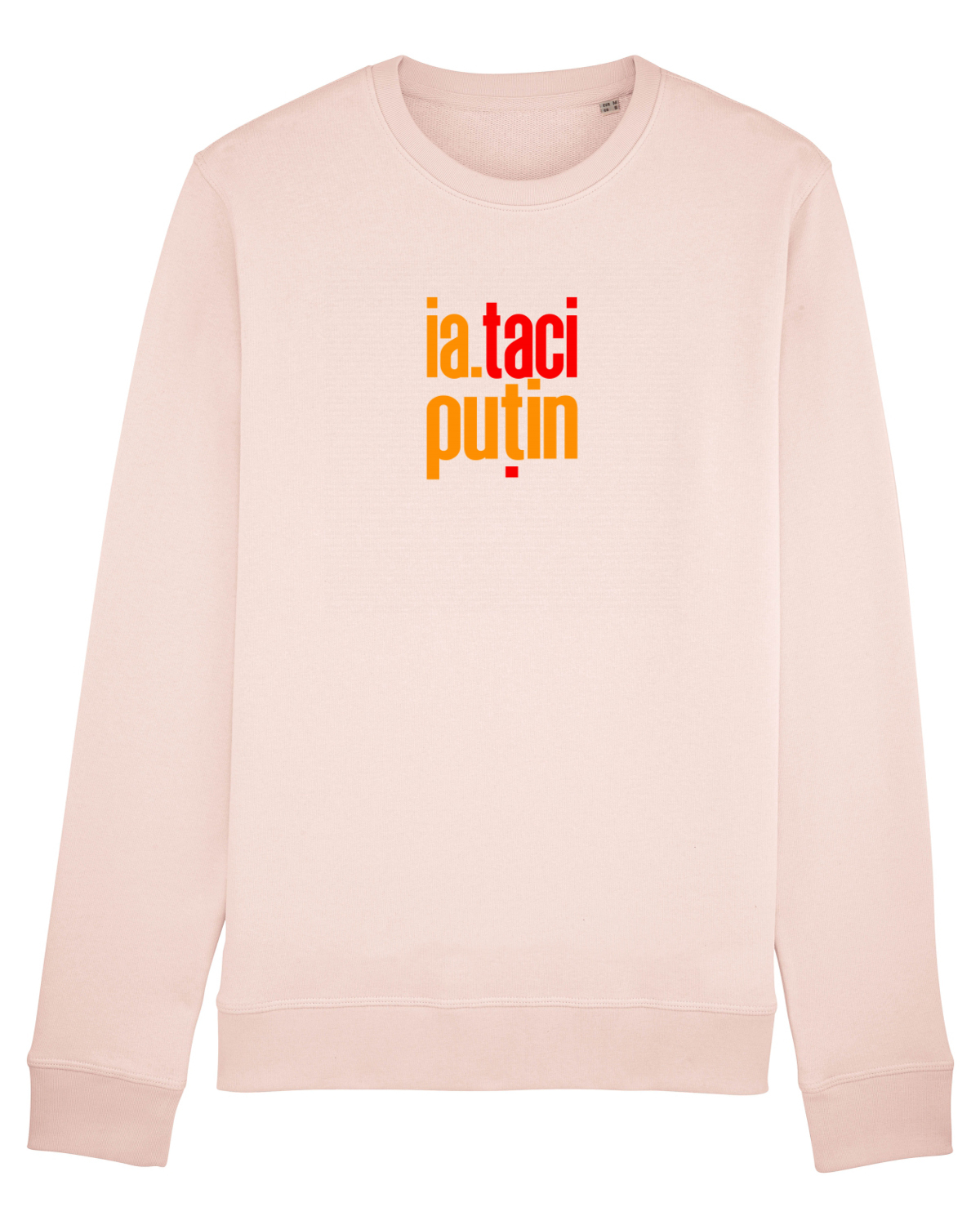 Bluză mânecă lungă Unisex Rise Candy Pink