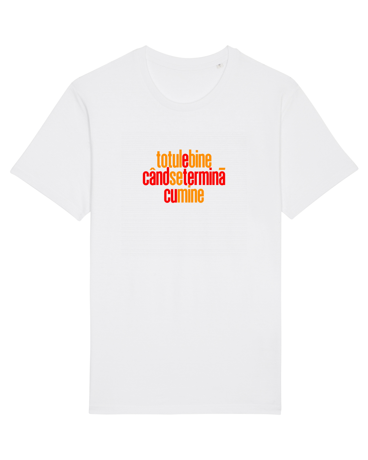 Tricou mânecă scurtă Unisex Rocker White