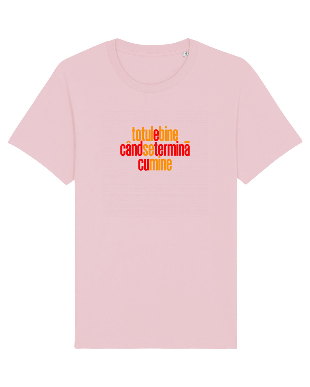Tricou mânecă scurtă Unisex Rocker Cotton Pink