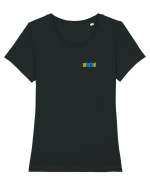 CE HARFE AI! 2 Tricou mânecă scurtă guler larg fitted Damă Expresser