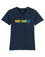 MAMI, CE SNACK ESTI! Tricou mânecă scurtă guler V Bărbat Presenter