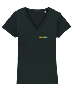 MAMI, CE SNACK ESTI! 2 Tricou mânecă scurtă guler V Damă Evoker