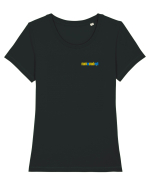 MAMI, CE SNACK ESTI! 2 Tricou mânecă scurtă guler larg fitted Damă Expresser
