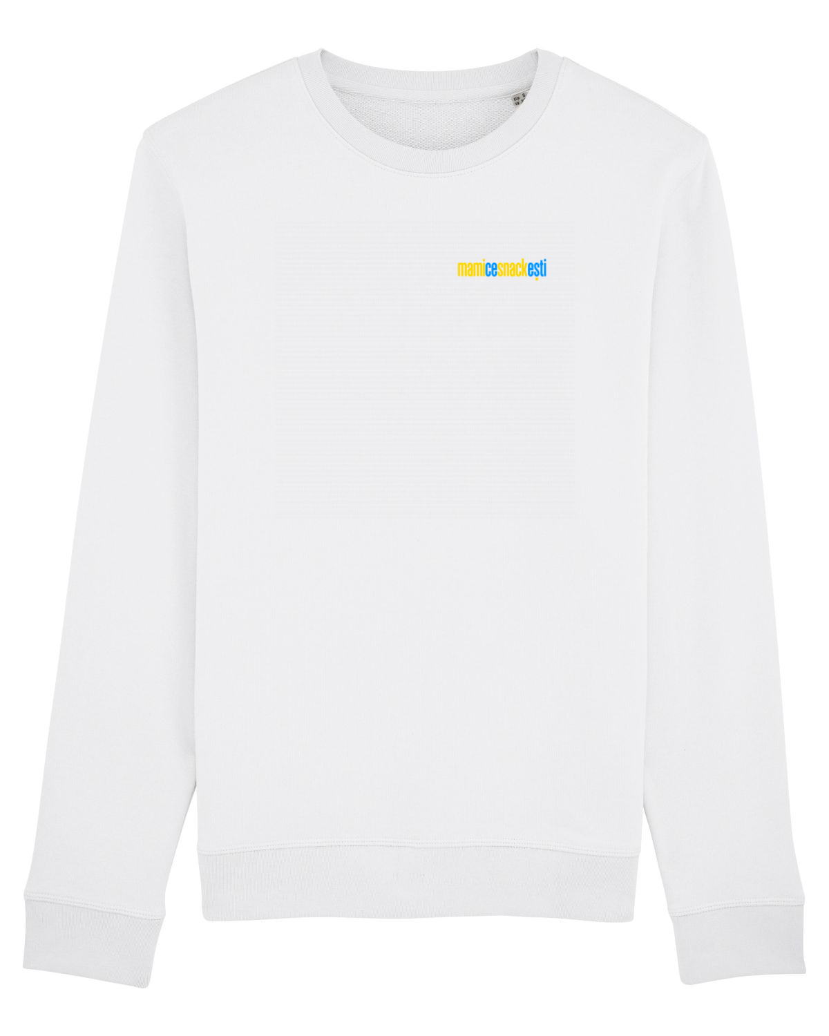 Bluză mânecă lungă Unisex Rise White