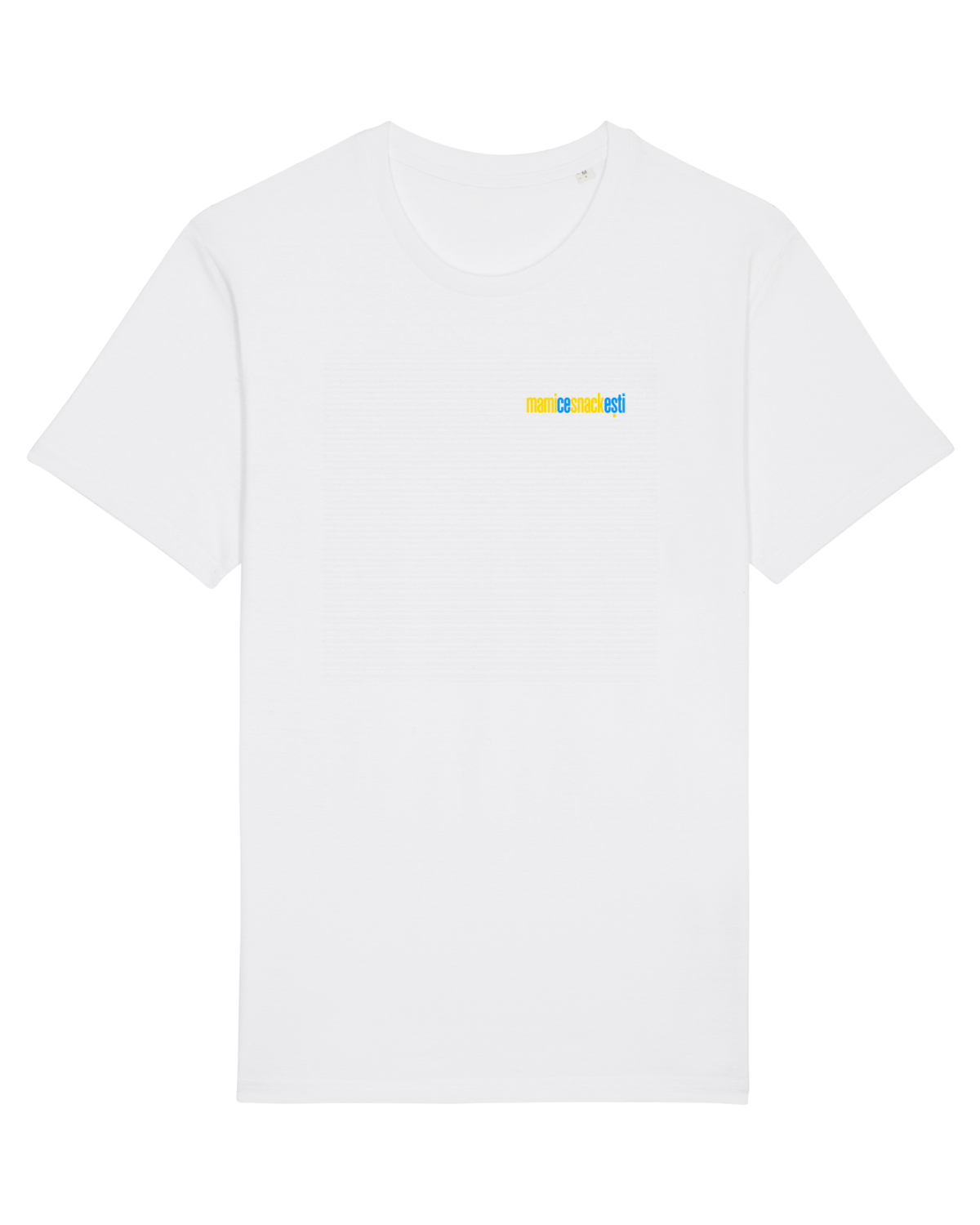 Tricou mânecă scurtă Unisex Rocker White