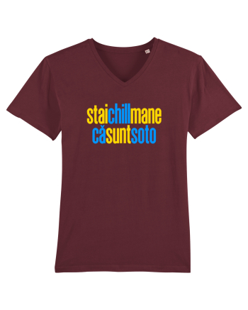 STAI CHILL, MANE, CA SUNT SOTO  Burgundy
