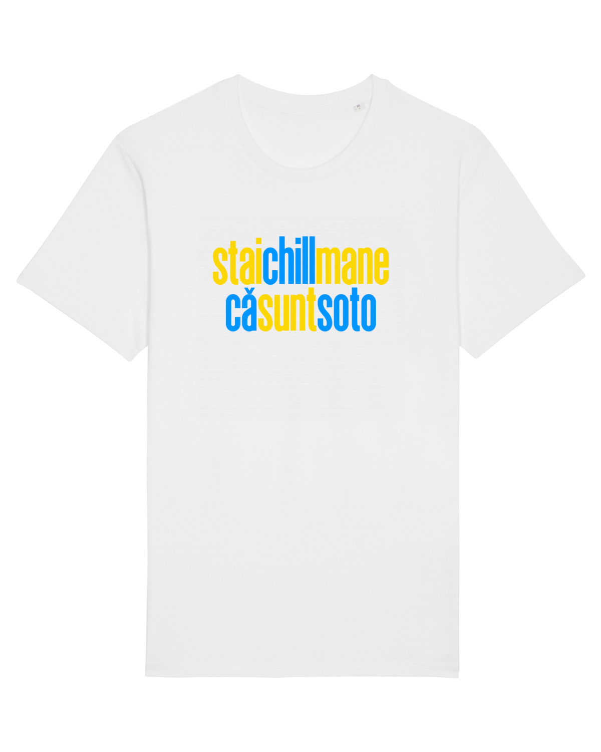 Tricou mânecă scurtă Unisex Rocker White