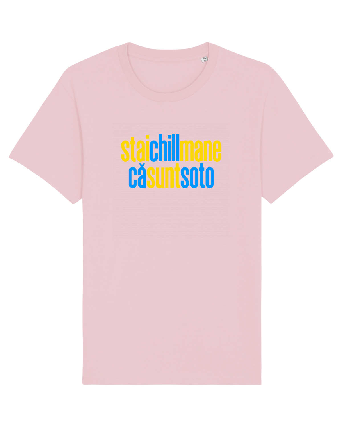 Tricou mânecă scurtă Unisex Rocker Cotton Pink