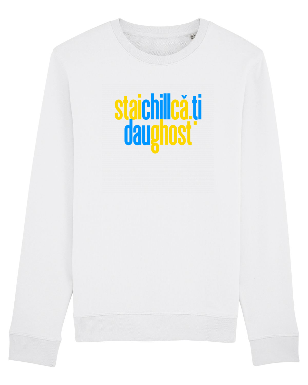 Bluză mânecă lungă Unisex Rise White
