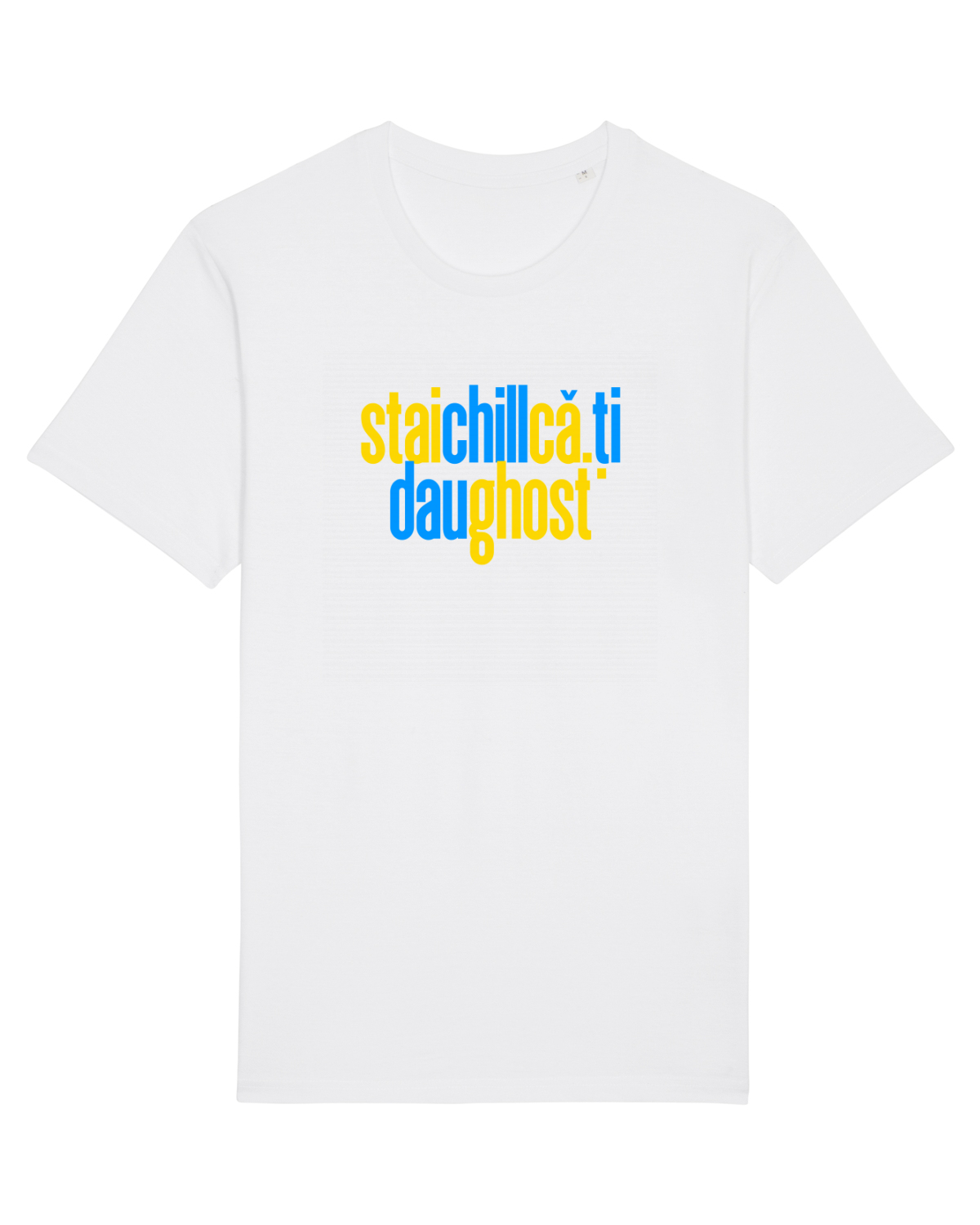 Tricou mânecă scurtă Unisex Rocker White