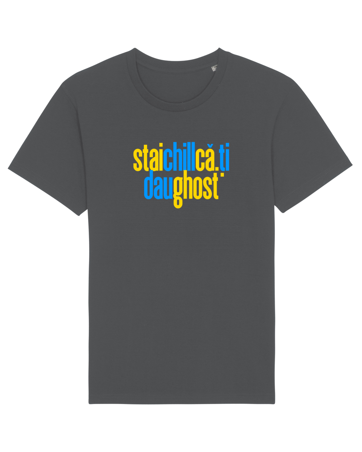 Tricou mânecă scurtă Unisex Rocker Anthracite