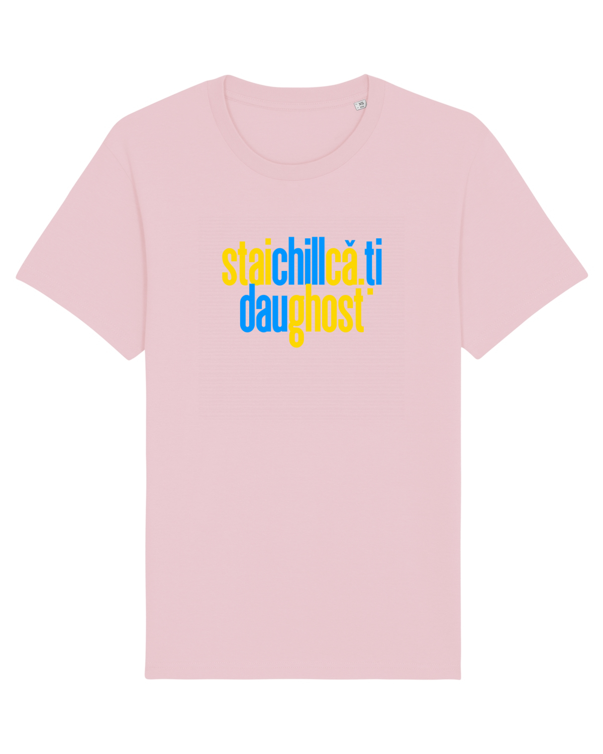 Tricou mânecă scurtă Unisex Rocker Cotton Pink