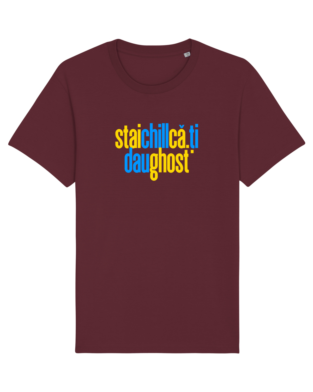 Tricou mânecă scurtă Unisex Rocker Burgundy