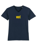WORD Tricou mânecă scurtă guler V Bărbat Presenter