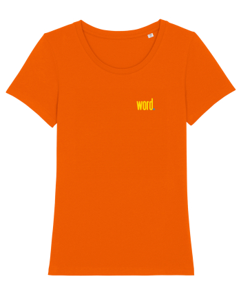 WORD 2 Bright Orange