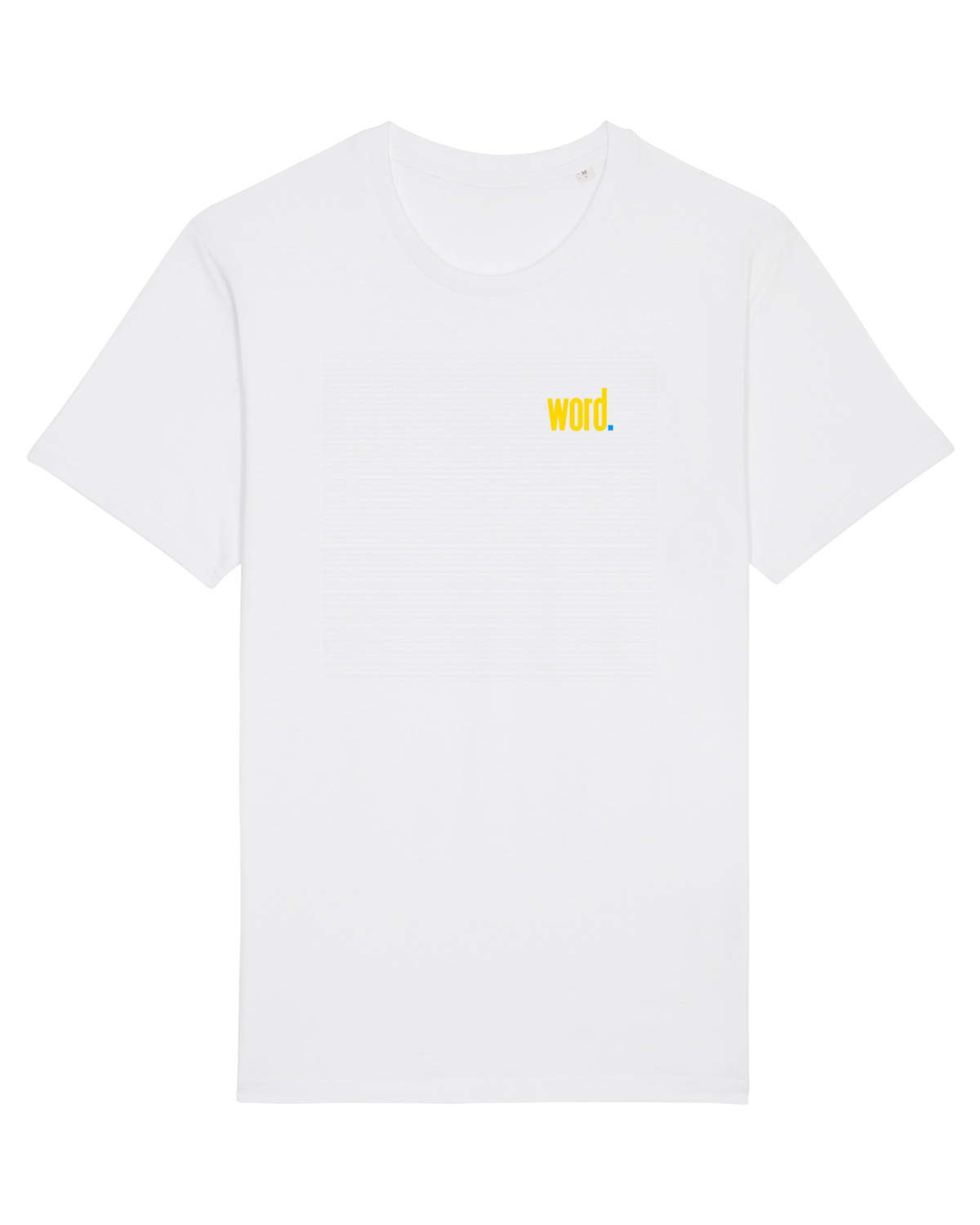 Tricou mânecă scurtă Unisex Rocker White