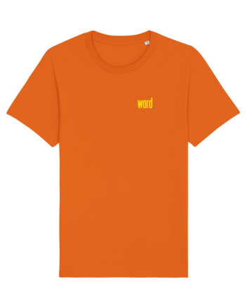WORD 2 Bright Orange