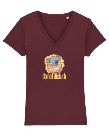 DO NOT DISTURB - Koala Burgundy