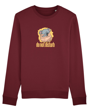 DO NOT DISTURB - Koala Burgundy
