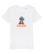 DO NOT DISTURB -Dinozaur T Rex care asculta muzica Tricou mânecă scurtă  Copii Mini Creator