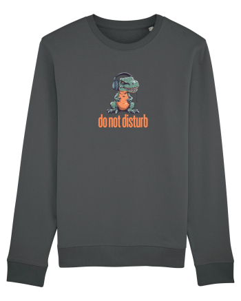 DO NOT DISTURB -Dinozaur T Rex care asculta muzica Anthracite