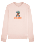 DO NOT DISTURB -Dinozaur T Rex care asculta muzica Bluză mânecă lungă Unisex Rise