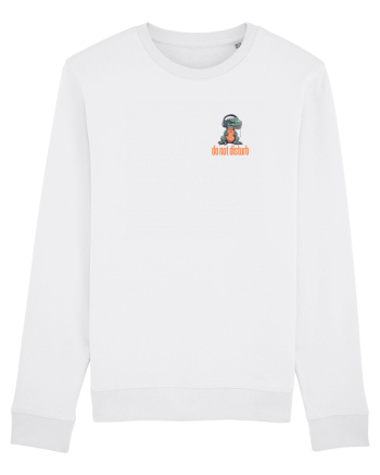 DO NOT DISTURB 2 - Dinozaur T Rex care asculta muzica White