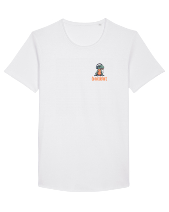 DO NOT DISTURB 2 - Dinozaur T Rex care asculta muzica White