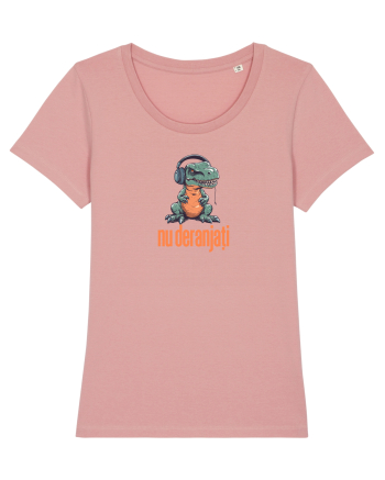 NU DERANJATI - Dinozaur T Rex care asculta muzica Canyon Pink