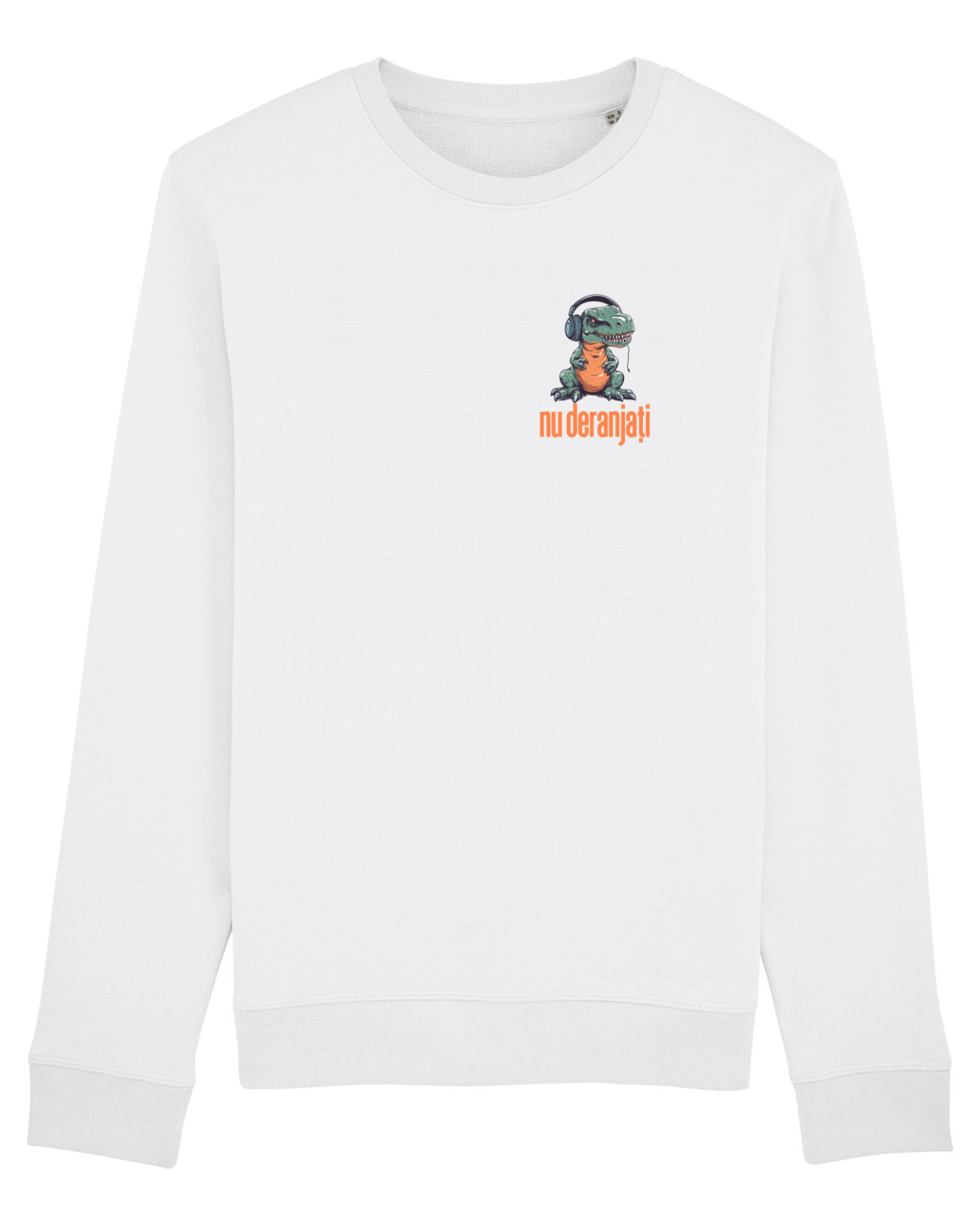 Bluză mânecă lungă Unisex Rise White