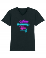 Aventura Tricou mânecă scurtă guler V Bărbat Presenter