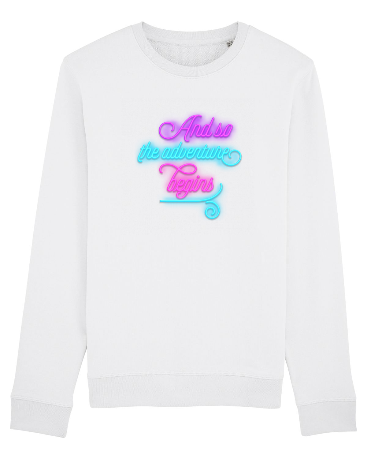 Bluză mânecă lungă Unisex Rise White