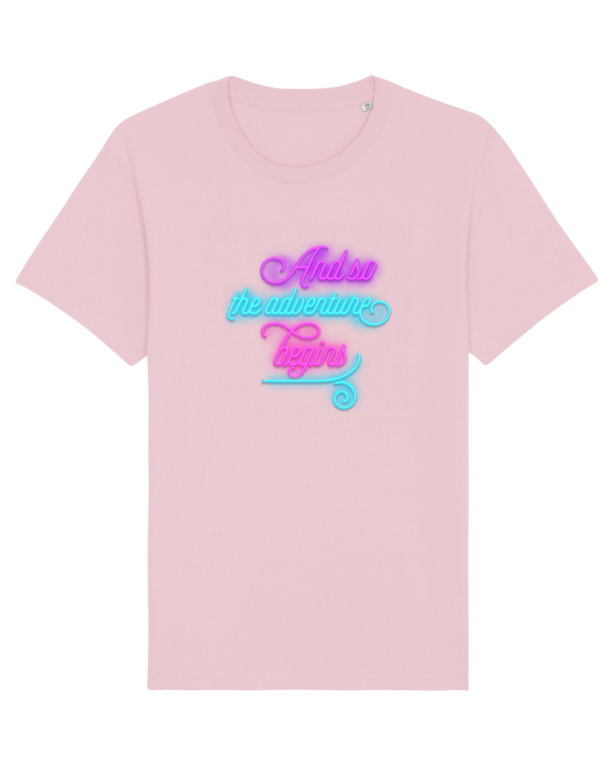 Tricou mânecă scurtă Unisex Rocker Cotton Pink