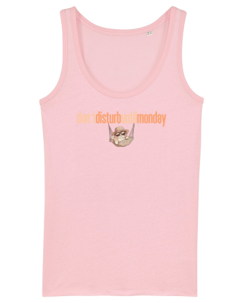 DON`T DISTURB UNTIL MONDAY - pisica in hamac Cotton Pink