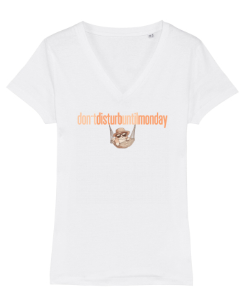 DON`T DISTURB UNTIL MONDAY - pisica in hamac White