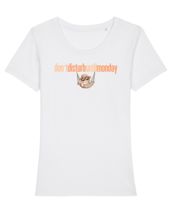 DON`T DISTURB UNTIL MONDAY - pisica in hamac White