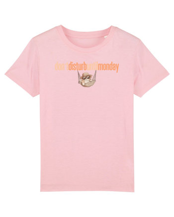 DON`T DISTURB UNTIL MONDAY - pisica in hamac Cotton Pink
