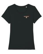 DON`T DISTURB UNTIL MONDAY 2 - pisica in hamac Tricou mânecă scurtă guler larg fitted Damă Expresser