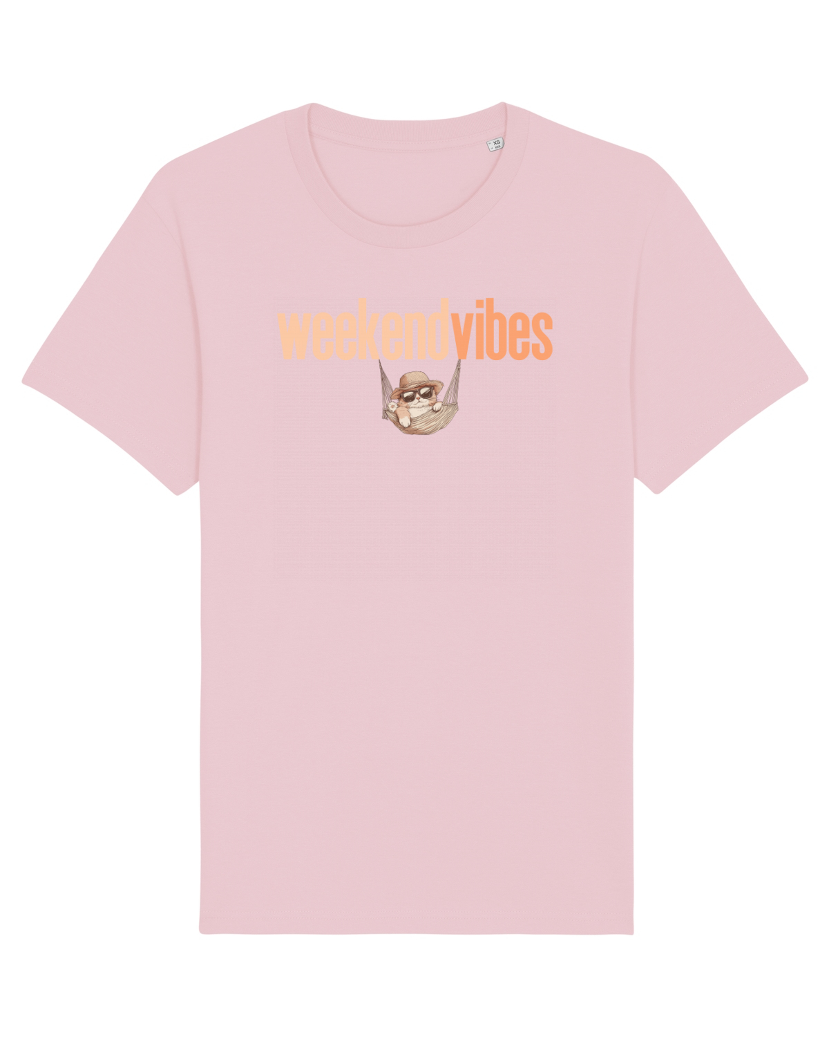 Tricou mânecă scurtă Unisex Rocker Cotton Pink