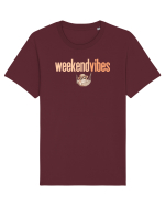 WEEKEND VIBES - pisica in hamac Tricou mânecă scurtă Unisex Rocker