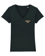 WEEKEND VIBES - pisica in hamac 2 Tricou mânecă scurtă guler V Damă Evoker