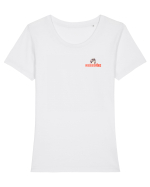 WEEKEND VIBES - lenes cu cocktail 1 b Tricou mânecă scurtă guler larg fitted Damă Expresser