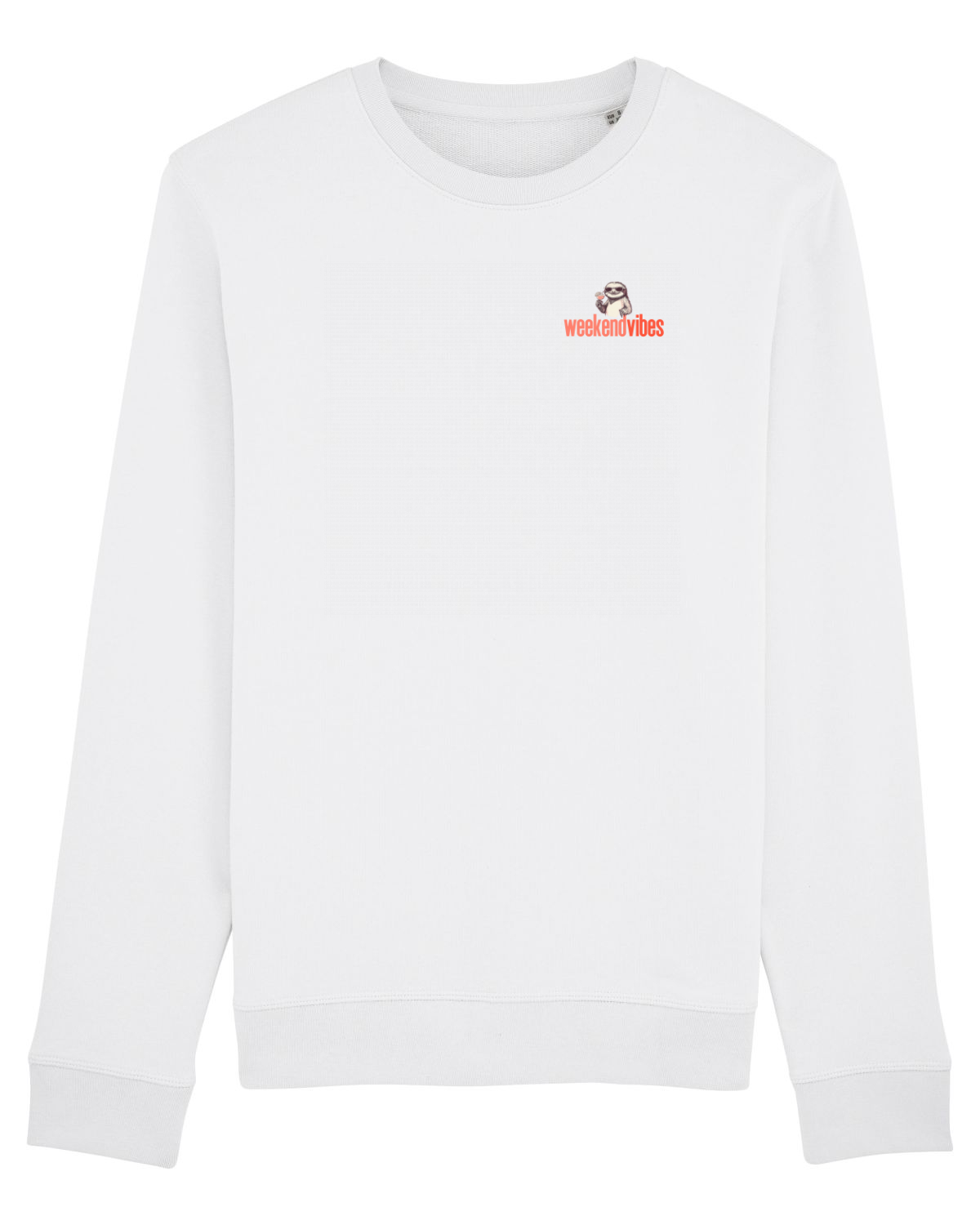 Bluză mânecă lungă Unisex Rise White