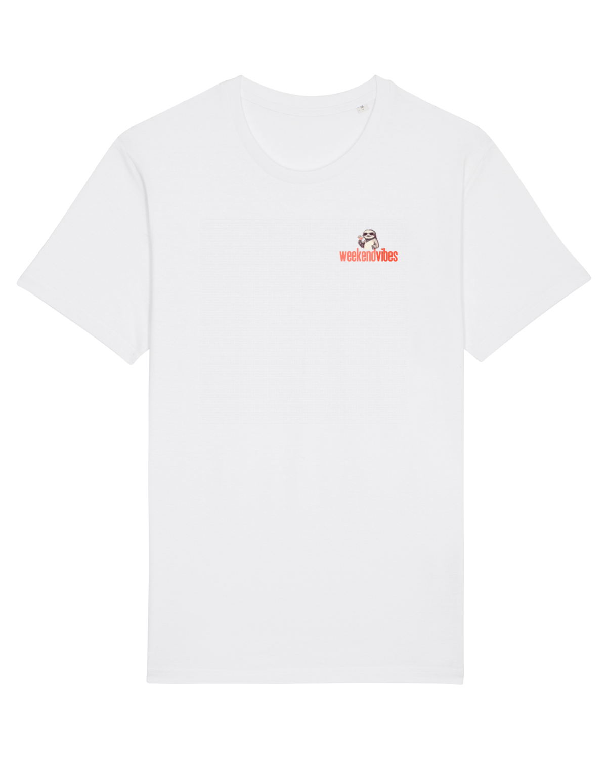Tricou mânecă scurtă Unisex Rocker White