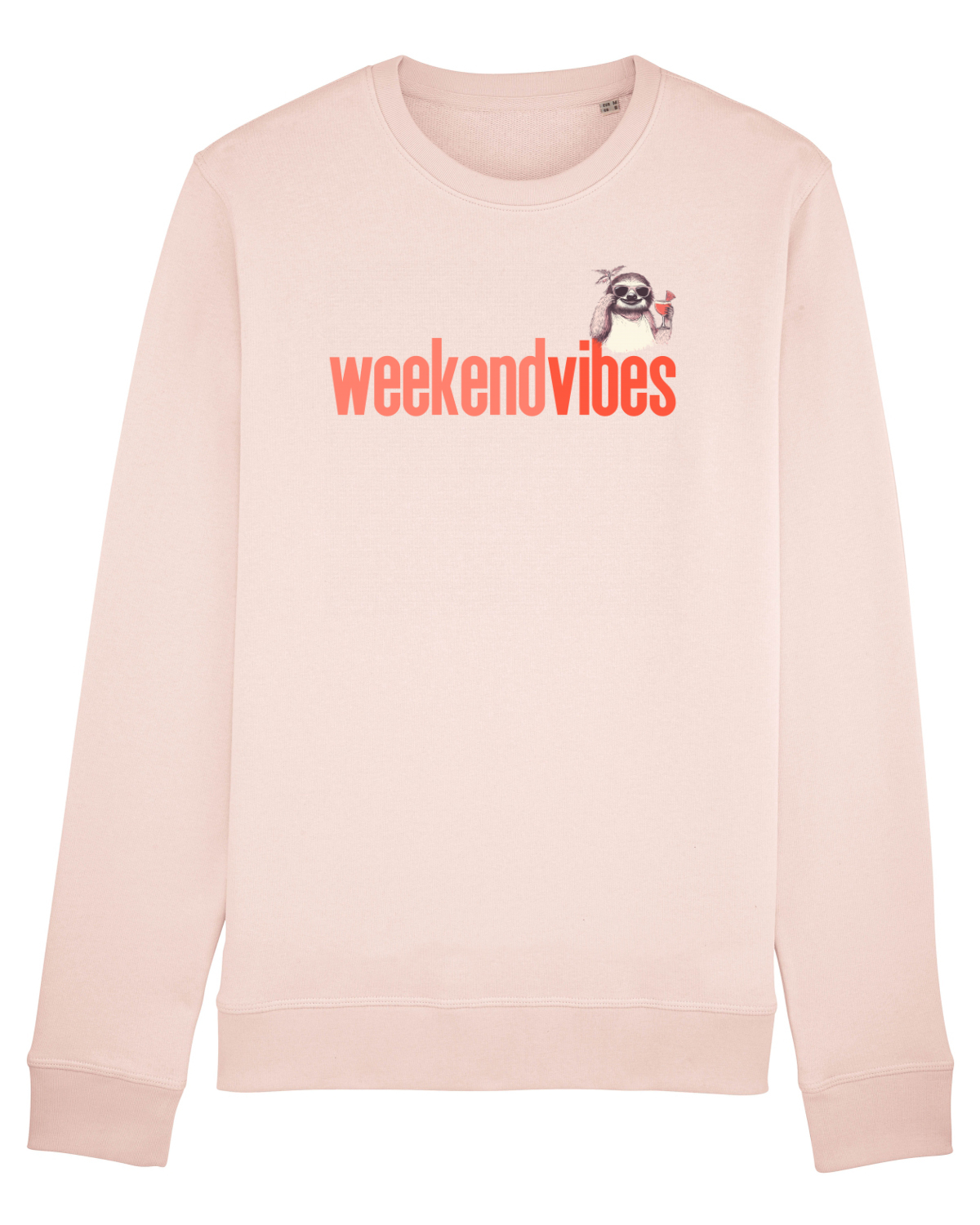 Bluză mânecă lungă Unisex Rise Candy Pink