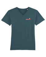 WEEKEND VIBES - lenes cu cocktail 2 b Tricou mânecă scurtă guler V Bărbat Presenter