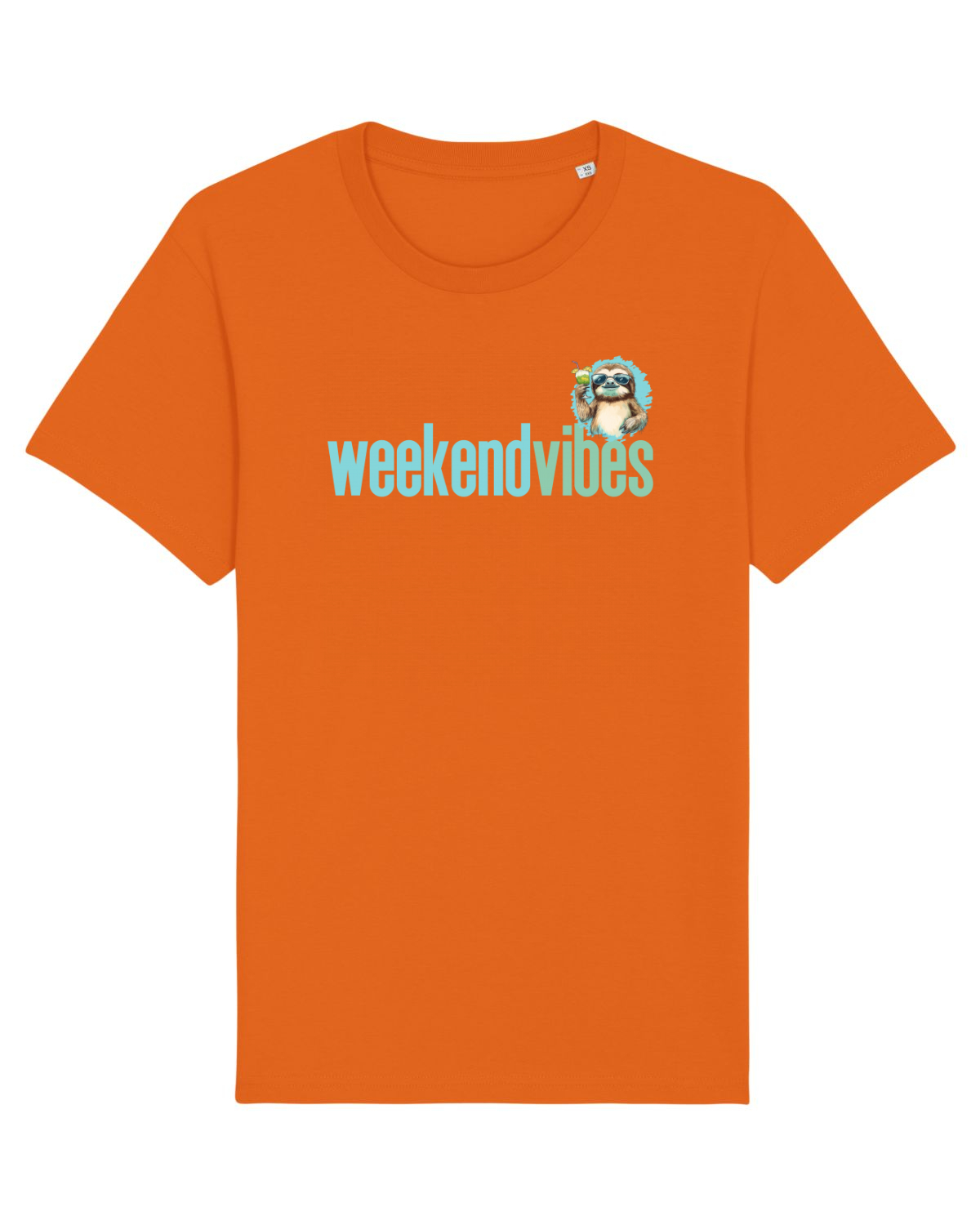 Tricou mânecă scurtă Unisex Rocker Bright Orange