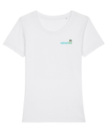 WEEKEND VIBES - lenes cu cocktail 3 b Tricou mânecă scurtă guler larg fitted Damă Expresser