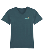 WEEKEND VIBES - lenes cu cocktail 3 b Tricou mânecă scurtă guler V Bărbat Presenter