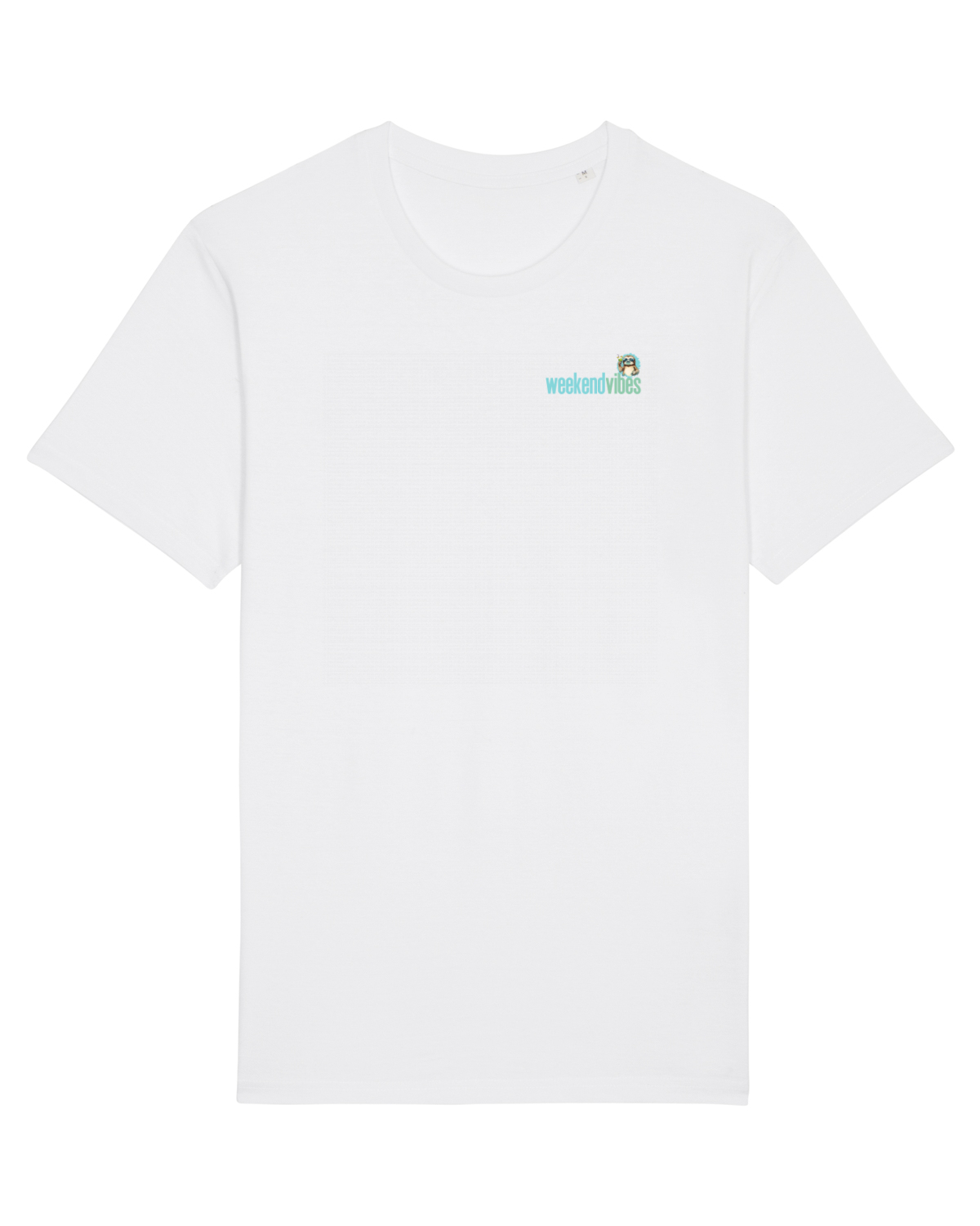 Tricou mânecă scurtă Unisex Rocker White